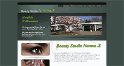 Desktop Screenshot of beauty-studio-norma-s.de